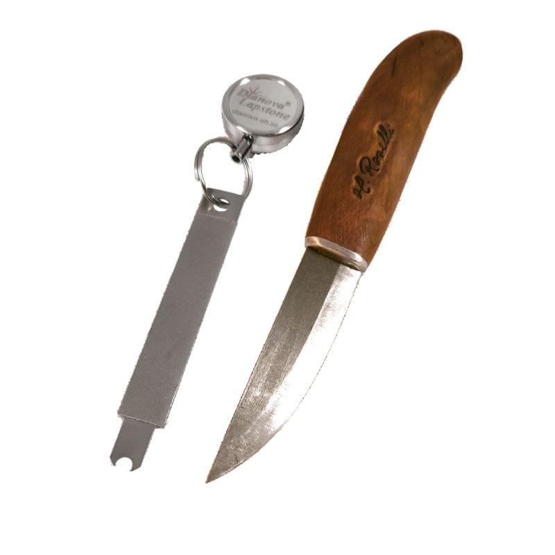 Hook sharpener and knife